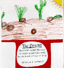 This is a drawing of a cacti in the desert.