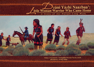 The book jacket shows a U.S. soldier wtih Navajo children.