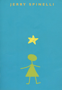 The book jacket shows a stick figure girl with a yellow star over her head.