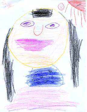 This is a drawing of Manuela