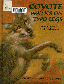 The book jacket shows coyote walking on two legs.