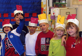 Photo of kids wearing headbands