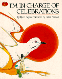 The book jacket shows a girl with her arms up-streteched toward a large dove and the sun.