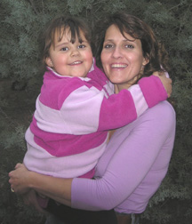 This is a photo of Shilin and her daughter Shelby.