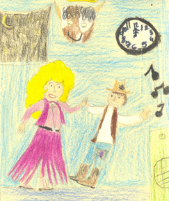 Ana's drawing of Ms. Lurleen