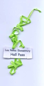 Los Ninos hall pass